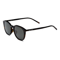 SAINT LAURENT Acetate Irregular Shape Sunglasses Women's Tortoiseshell