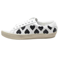 SAINT LAURENT Low Top Skateboard Shoes Women's White