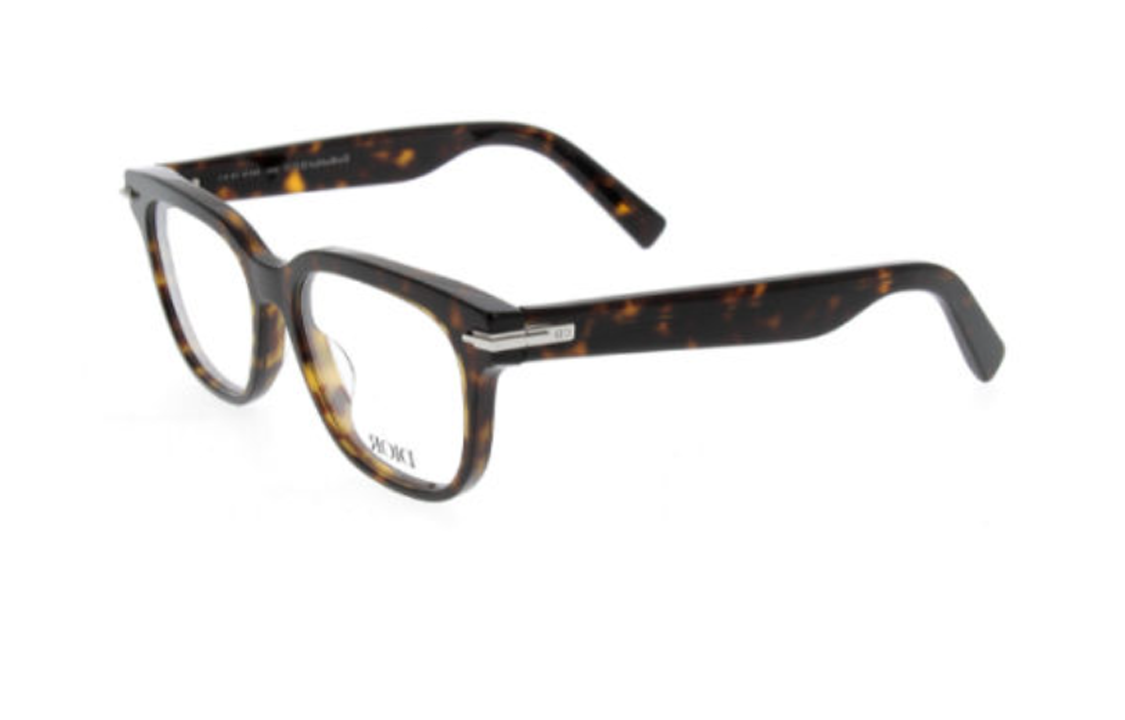 DIOR - Rectangular Eyeglass Frames Men's Tortoiseshell