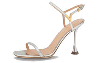 LOUIS VUITTON Blossom Strap Sandals Women's Silver