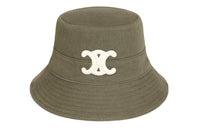 CELINE Triomphe Bucket Hat In Cotton Gabardine