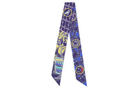 HERMES Silk Scarves Women's Indigo