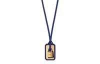 HERMES Necklaces Women's Sapphire Blue
