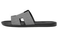 HERMES Izmir Stylish Sandal Men's Black White