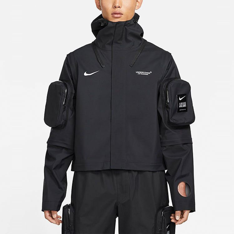 Nike Multifunction Detachable Waterproof Hooded Coat Asia Sizing 'Black' CZ4702-010