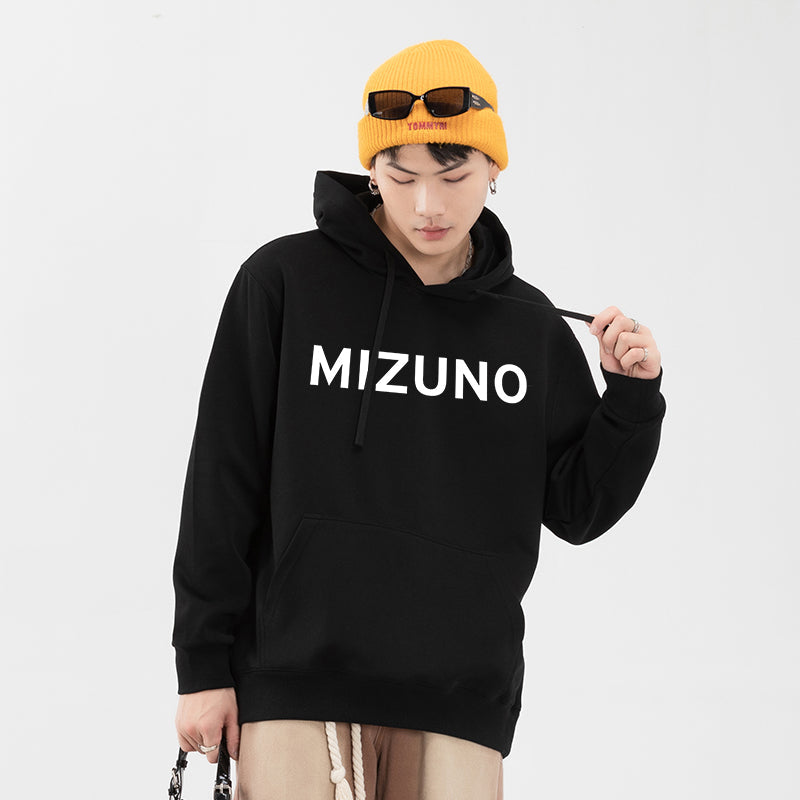 Mizuno Logo Casual Hoodie 'Black' A2CA2A34