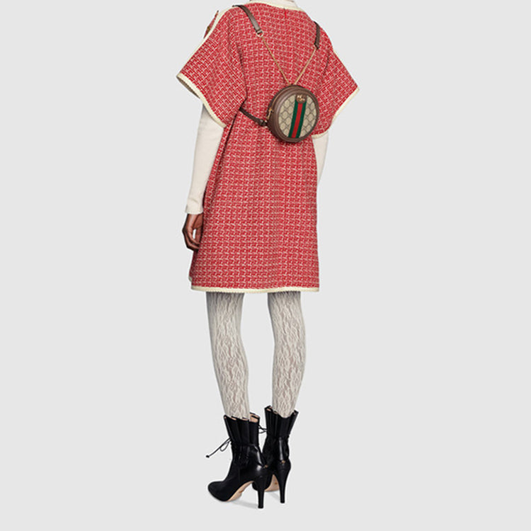 (WMNS) Gucci Ophidia Series mini GG Canvas Tape Circle Beige 598661-96IWG-8745