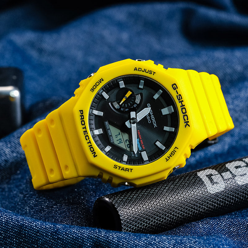 CASIO G-Shock Analog-Digital 'Yellow' GA-B2100C-9APR