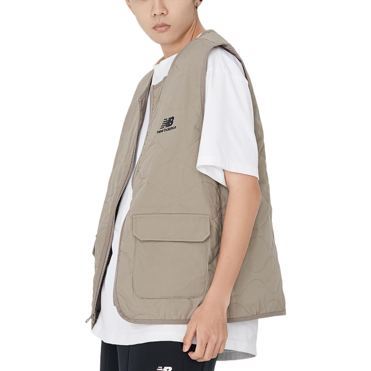 New Balance Detachable Hooded Two-In-One Woven Solid Jacket Asia Sizing 'Khaki' AMJ23315-DRI