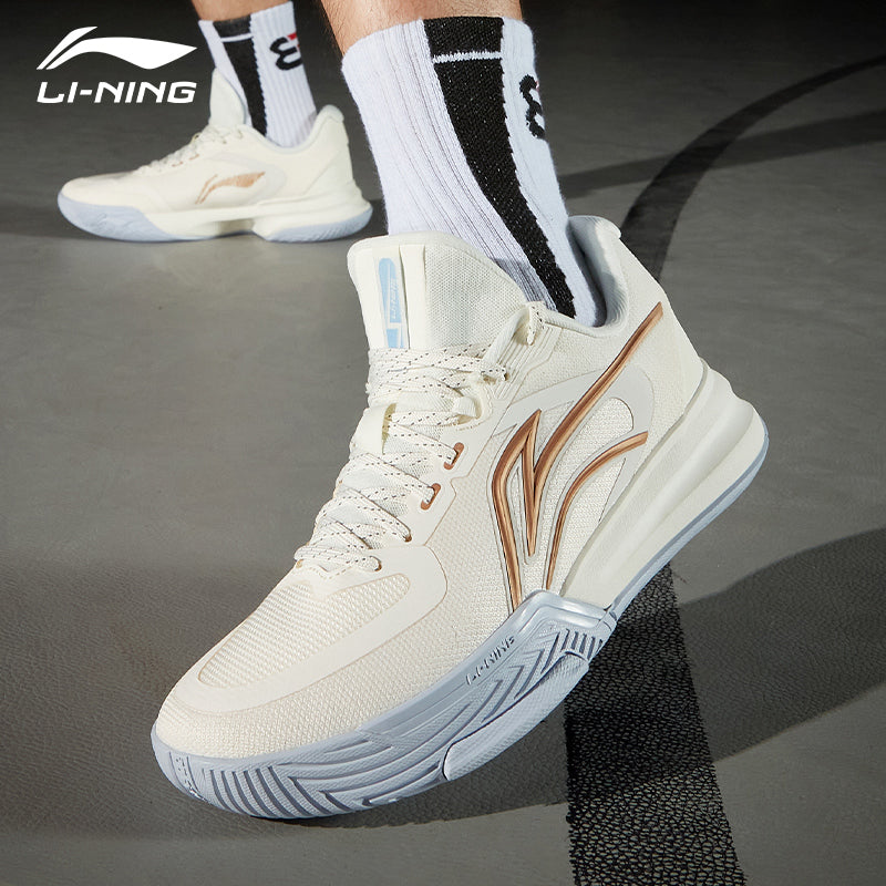 Li-Ning Flash Energy 3 Low 'White Gold' ABPT083-2