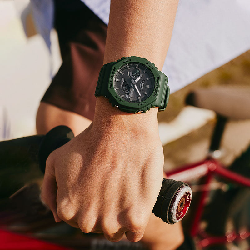 CASIO G-Shock Analog-Digital 'Green' GA-B2100-3APR