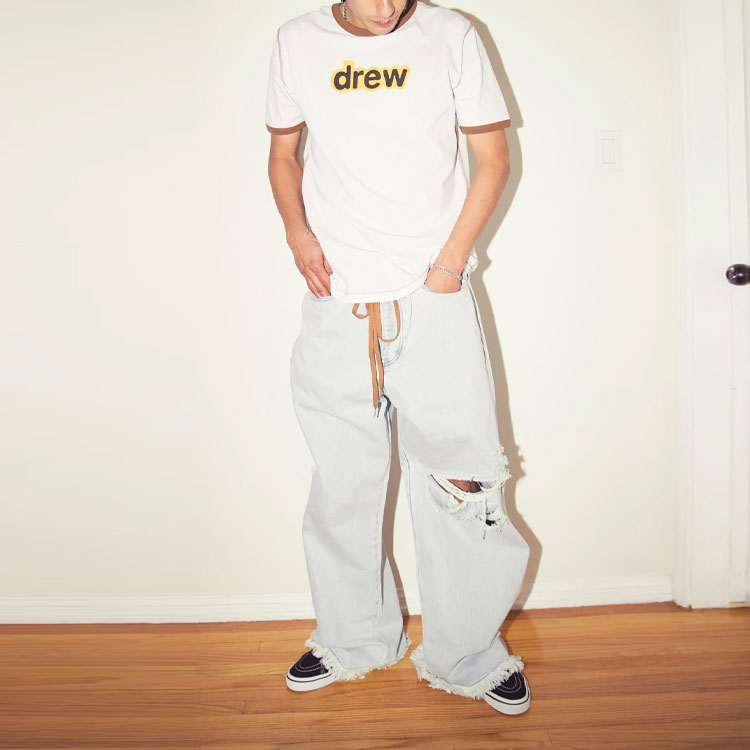 Drew House Secret Ringer T-shirt 'Brown' DR-SS22-391