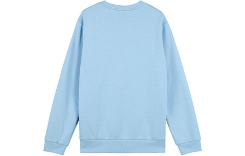 Skechers Flower Graphic Crew Sweater 'Blue White Grey' L422U243
