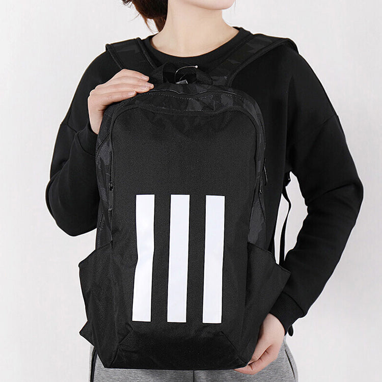 adidas 3-Stripes Parkhood Backpack 'Black White' DW4289