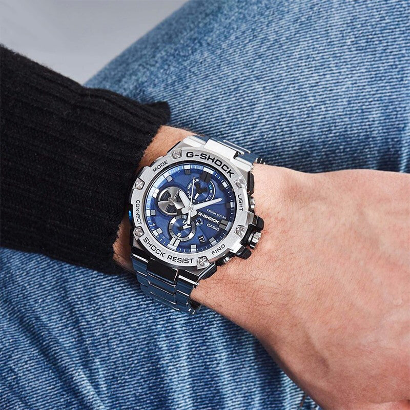 CASIO G-Shock G-Steel 'Silver Blue' GST-B100D-2APRT