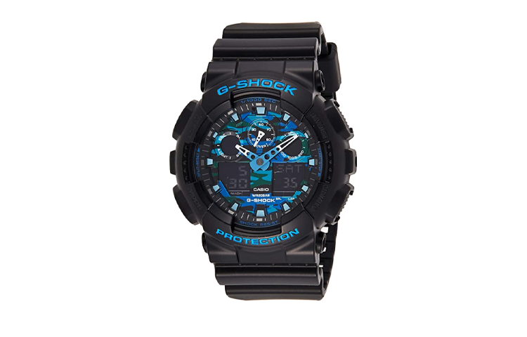 CASIO G-Shock Analog-Digital 'Black Blue' GA-100CB-1A