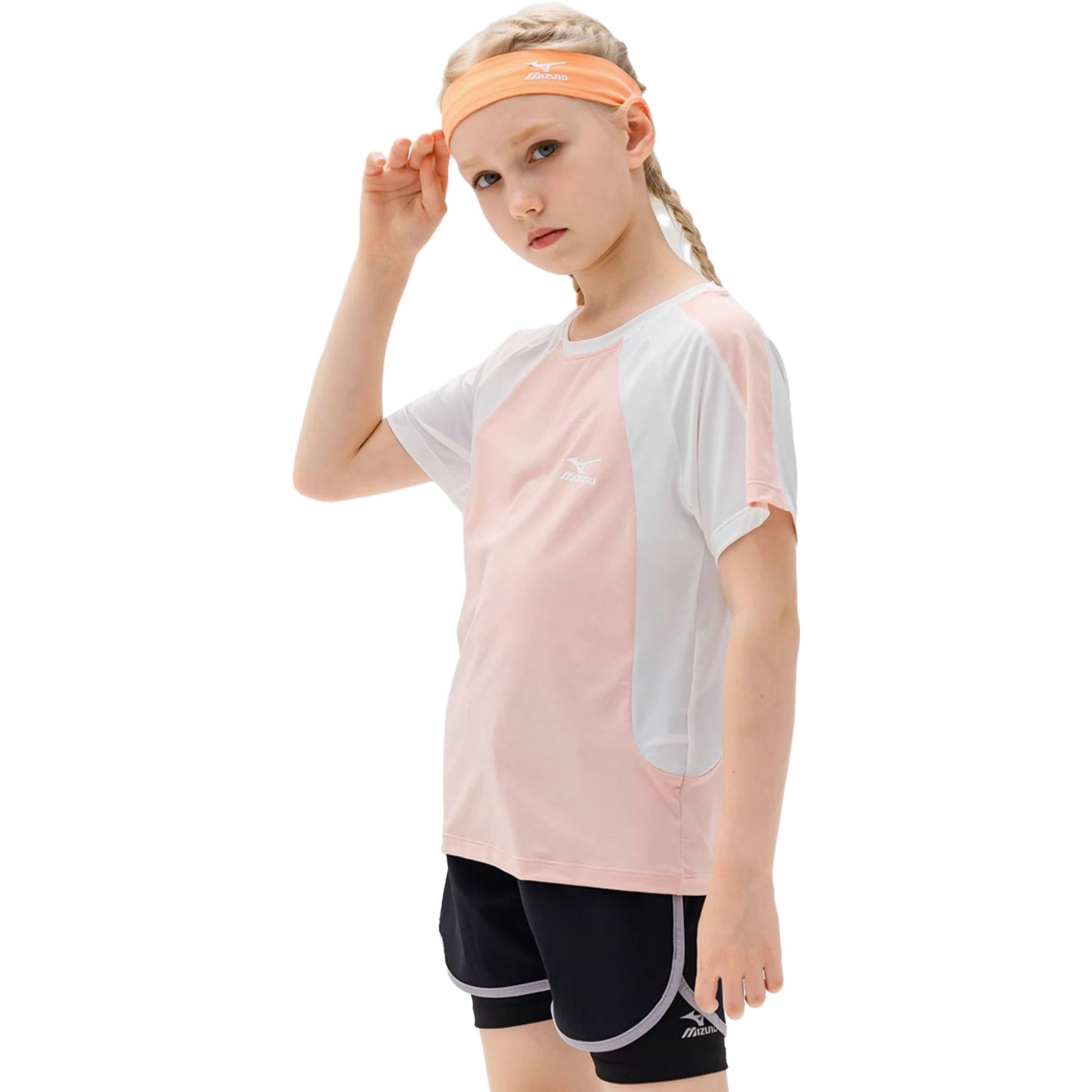 (GS) Mizuno Casual T-shirt 'Pink' T5010
