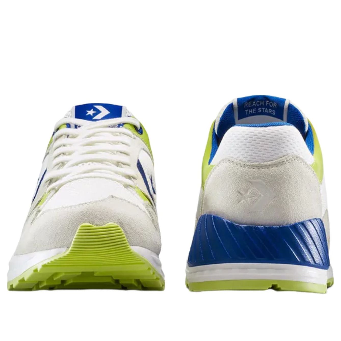 Converse Wave Trainer Ox 'Vintage White Blue Cartreuse' A13464C