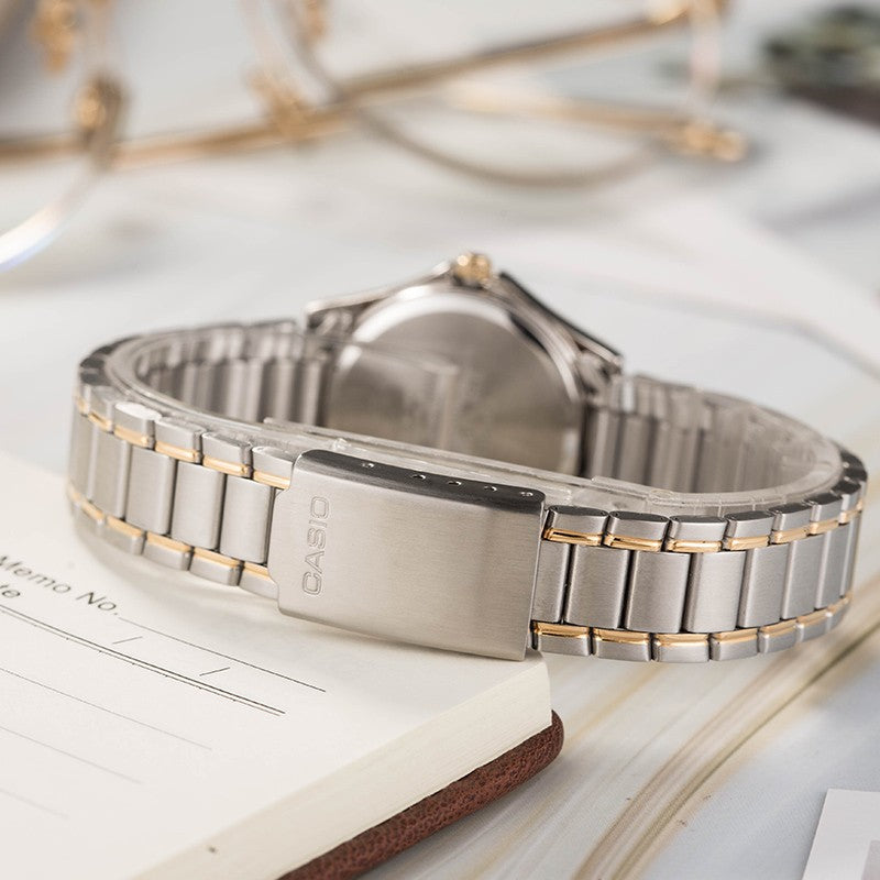 CASIO ENTICER&VINTAGE Series Classic Vintage Simplistic Casual Fashion Couple Silver Analog MTP-1183G-7A&LTP-1183G-7A
