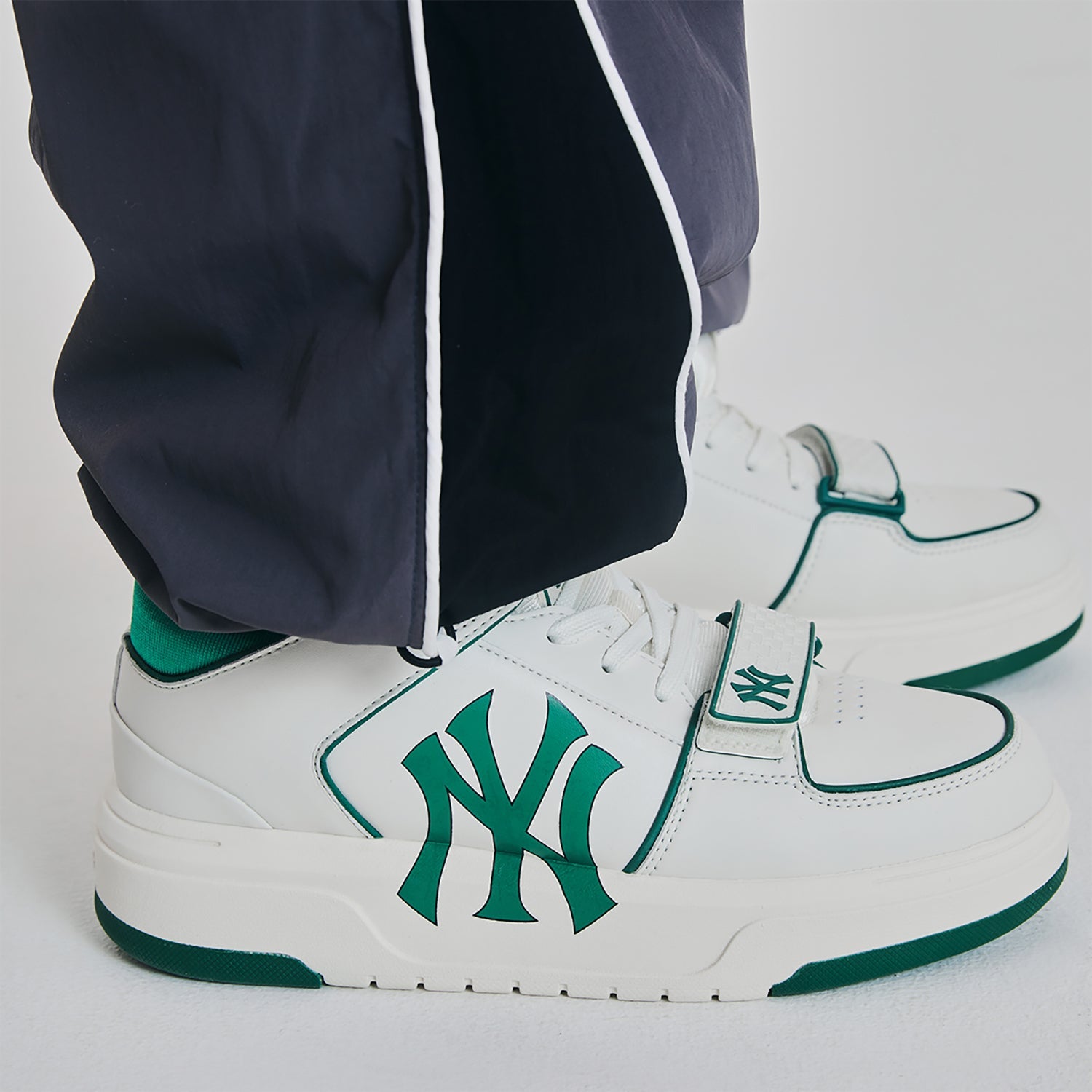 MLB Chunky Liner Yankees 'White Green' 3ASXLMB3N-50GNS