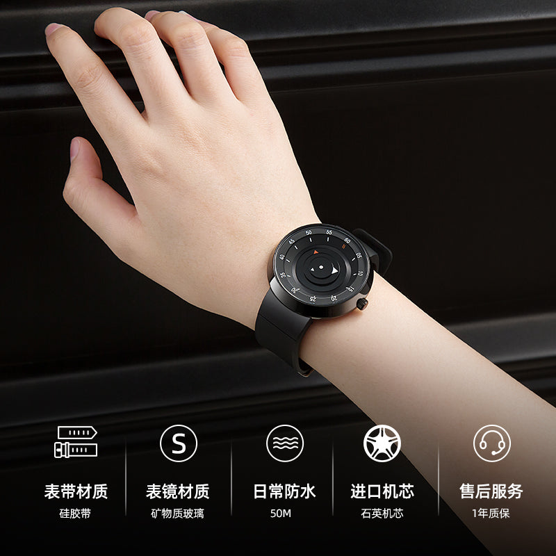 MLB NY Series Creative Conceptual Watch Black White Contrasting Colors Sports Student waterproof quartz MLB-NY002-1