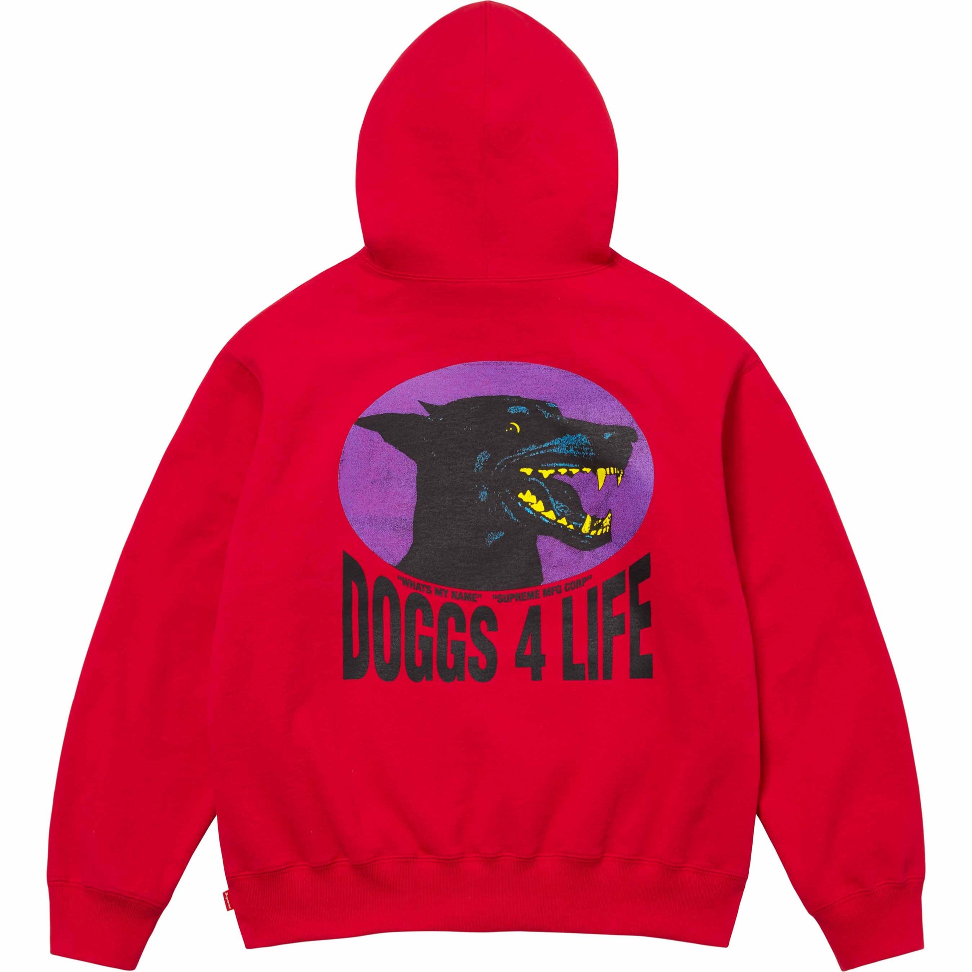 Supreme Doggs Hooded Sweatshirt 'Red Purple' SUP-SS24-179