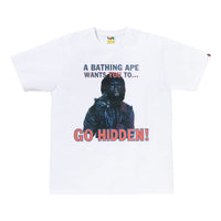 A Bathing Ape x Hidden NY GO HIDDEN T-Shirt 'White' 1M23-110-902-WHT
