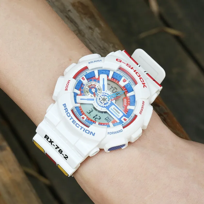 CASIO G-Shock Analog-Digital 'White' GA-110TR-7APRGD