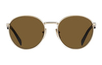 PRADA Logo-engraved Round-frame Sunglasses