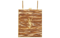 SAINT LAURENT Plexiglass Box Bag, Crossbody Bag, Shoulder Bag Women's