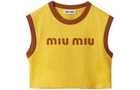MIU MIU T-Shirts Women's Yellow