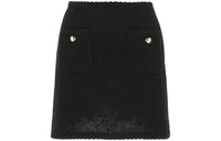 MIU MIU Casual Short Skirts Women's Black