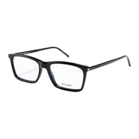 SAINT LAURENT Plastic Square Eyeglass Frames Men's Black