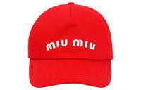 MIU MIU Baseball Caps Women's Red