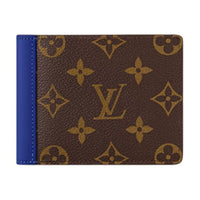 LOUIS VUITTON Multiple Coated Canvas Wallet Men's Indigo