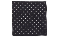 SAINT LAURENT Silk Scarves Women's Black