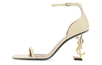 SAINT LAURENT Opyum Strap Sandals Women's Beige