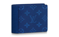 LOUIS VUITTON Multiple Wallet Navy Blue