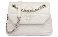 PRADA Spectrum Leather Crossbody Bag Shoulder Bag Women's White