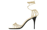 SAINT LAURENT One Strap Sandals 9cm Women's Beige