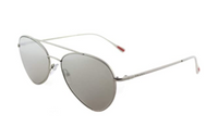 PRADA Metal Aviator Sunglasses Women's Silver