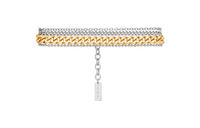 SAINT LAURENT 18K Gold 18K Gray Gold Bracelets Women's Silver