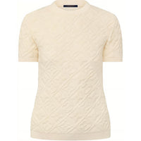 LOUIS VUITTON Monogram Toweling Knit Top
