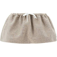 MIU MIU Drawstring Tweed Mini Skirt