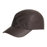 HERMES Calfskin Baseball Caps Men's Black
