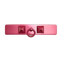 HERMES Aluminum Hair Clips Women's Pink