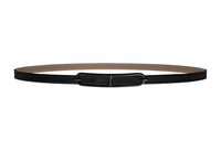 HERMES Roulis Buckle & Double Sided Swift And Epsom Calfskin Leather Belts Women's Black/Elephant Gray Width 1.3cm