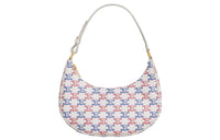 CELINE Canvas And Calfskin Shoulder Bag, Handbag, Shoulder Bag Women's