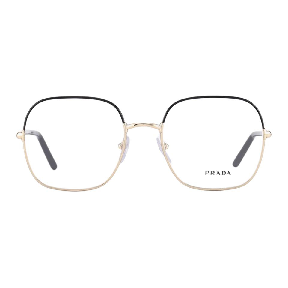 PRADA Alloy Plate Frame Square Eyeglass Frames Women's Multicolor