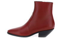 SAINT LAURENT West Ankle Boots Women's Red